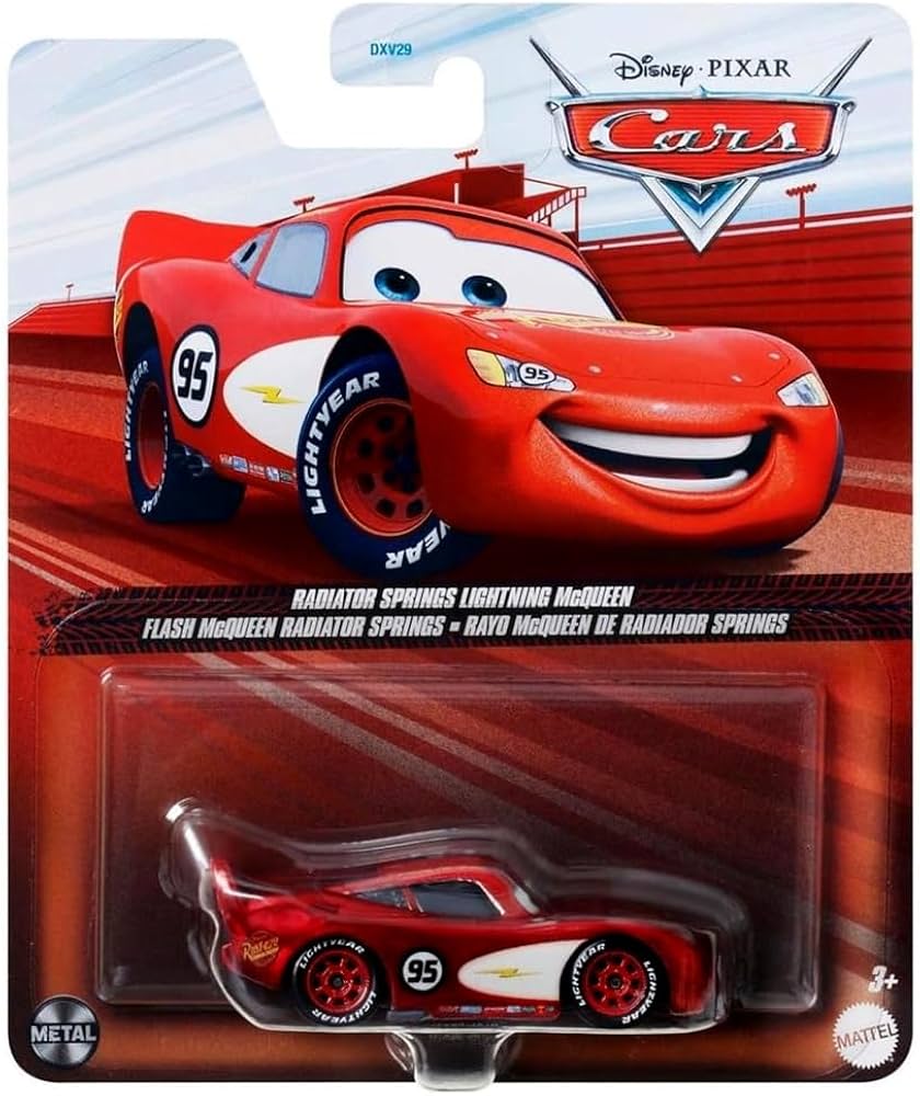 カーズ、ミニカーマテルライトニングマックィーンRADIATOR SPRINGS Amazon.com: Disney Pixar Cars Radiator Springs Lightning McQueen